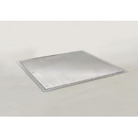 BFN-A02 Stabile intelaiatura per fossa, acciaio inox, per modelli con dimensione piatto di pesata L×P×A 1590×1340×90 mm